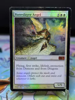 MTG Magic 2011- Baneslayer Angel 7 Foil LP - Image 1
