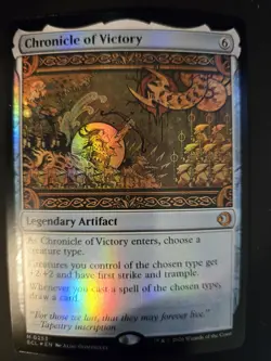 Chronicle of Victory NM FOIL Lorwyn Eclipsed MTG FREE SHIPPING - Image 1