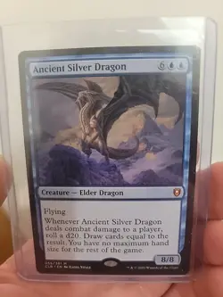 Ancient Silver Dragon Commander Legends: Battle for Baldur's Gate #056 Mythic - Image 1