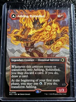 Ashling, Rekindled (Borderless) Lorwyn Eclipsed Foil Mint Rare - Image 1