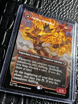 Ashling, Rekindled (Borderless) Lorwyn Eclipsed Foil Mint Rare - Image 2