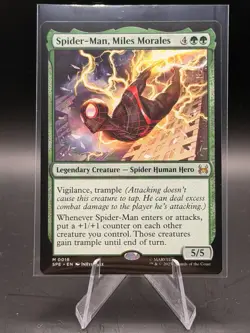 Magic The Gathering MTG Spiderman Spider-Man, Miles Morales Mythic Rare M0018 - Image 1