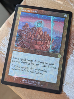 MTG Defense Grid Brothers War Retro Frame NM FOIL - Image 1