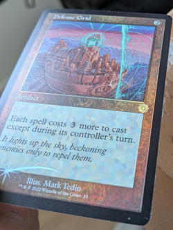 MTG Defense Grid Brothers War Retro Frame NM FOIL - Image 2