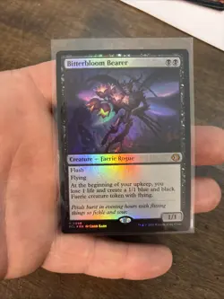 MTG Foil Bitterbloom Bearer Lorwyn Eclipsed Magic the Gathering | CLEAN - Image 1