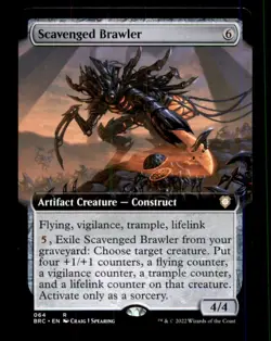 Scavenged Brawler LP Light Play Brother's War MTG [12214] - Image 1