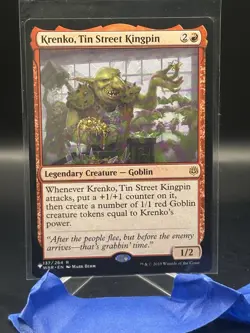 1x Krenko, Tin Street Kingpin NM Eng MTG - War of the Spark - Image 1