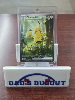 Pokemon Pikachu EX Holo Basic Thunderbolt 120 Card 276/217 ASC HP 200 - CLEAN - Image 1