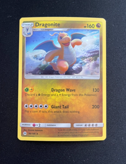Dragonite 96/149 Cosmos Holo Sun & Moon Pokemon TCG - Image 1