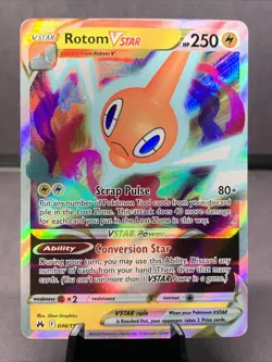 Pokemon TCG Rotom VSTAR 046/159 Crown Zenith Ultra Rare Holo NM/M - Image 1