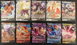 Pokemon V Lot of 10 Promo and Double Rare Hits, SWSH Era Full Arts No Duplicates - Image 1