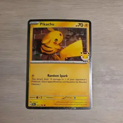 Pokemon TCG Pikachu 051 /162 2026 Pokemon Day Stamped Promo - Image 1