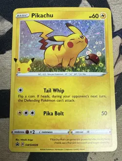 Pikachu SWSH039 Promo Pokemon General Mills NM - Image 1