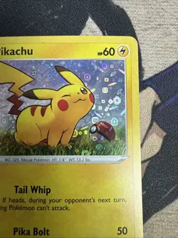 Pikachu SWSH039 Promo Pokemon General Mills NM - Image 3
