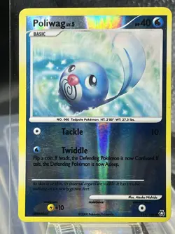 Pokemon TCG Poliwag 114/146 Legends Awakened Reverse Holo - Image 1