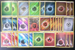 Rare Pokemon Holographic Energy Lot Of 30 - Yellow Boarder EX Power, Crown - Image 1