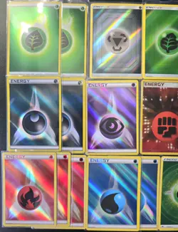 Rare Pokemon Holographic Energy Lot Of 30 - Yellow Boarder EX Power, Crown - Image 2