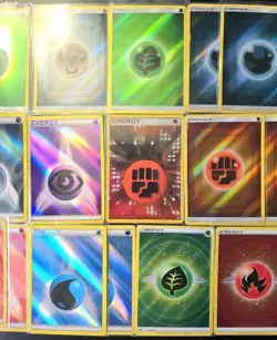Rare Pokemon Holographic Energy Lot Of 30 - Yellow Boarder EX Power, Crown - Image 3
