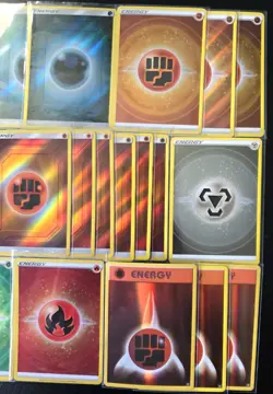 Rare Pokemon Holographic Energy Lot Of 30 - Yellow Boarder EX Power, Crown - Image 4