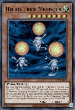 Helios Trice Megistus - Super Rare LODT-EN095 (2024) - NM - YuGiOh - Image 1