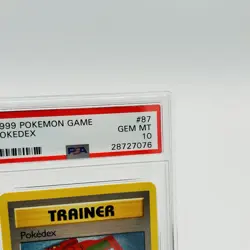 Pokemon Trainer Card Pokedex 87/102 PSA 10 GEM MINT 1999 Base Set TCG Graded - Image 3