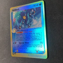 Golduck 17/100 NM Near Mint EX Sandstorm Reverse Holofoil Rare Holo Pokemon Card - Image 2