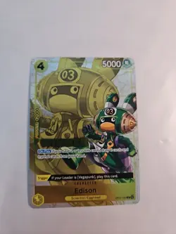 Edison (Winner Pack 2024 Oct.-Dec.) OP07-100 One Piece Promotion Cards Foil - Image 1