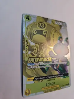 Edison (Winner Pack 2024 Oct.-Dec.) OP07-100 One Piece Promotion Cards Foil - Image 2