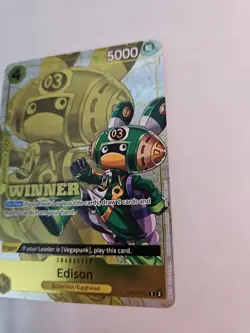 Edison (Winner Pack 2024 Oct.-Dec.) OP07-100 One Piece Promotion Cards Foil - Image 3