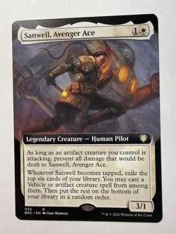 x1 Sanwell, Avenger Ace - Extended Art R MTG Commander: The Brothers' War M/NM, - Image 1
