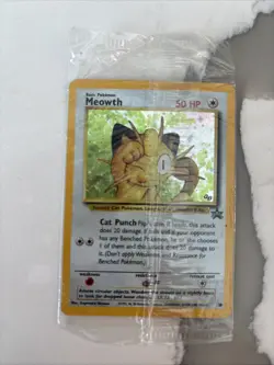 Meowth Black Star Promo Holo 1999 WOTC Pokemon TCG Sealed - Image 1