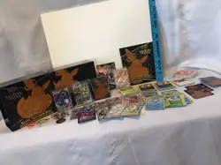Pokemon Shining Fates Lot Of 137 Cards & Black ETB Box Rares Holo Estate Find - Image 1