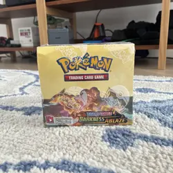 SEALED Pokemon Sword & Shield Darkness Ablaze Booster Box Card Game TCG 820650817120 - Image 1