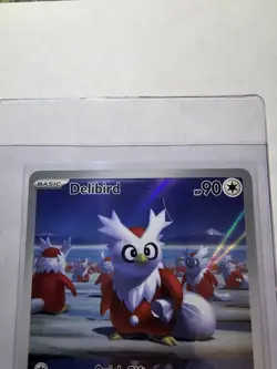 Pokemon TCG Delibird 152/132 IR Illustration Rare Full Art Mega Evolution - Image 4
