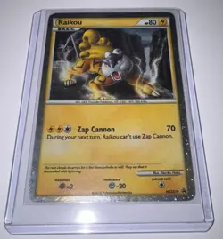 Pokemon TCG Raikou HGSS19 HGSS Black Star Promo Holo Rare LP- - Image 1