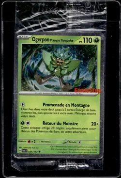 Pokemon Teal Mask Ogerpon 024/167 Gam STOP (FRENCH) (NM) / Pokemon TCG - Image 1