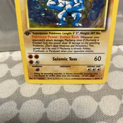 Pokemon TCG Machamp Holo Rare 1st Edition Base Set 8/102 - Image 3