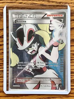 Korrina 111/111 Pokemon Furious Fists Holo Full Art Ultra Rare Mint Condition - Image 1