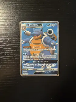 Pokemon Blastoise GX SM189 Sun & Moon Black Star Promo Holo Near Mint - Image 1