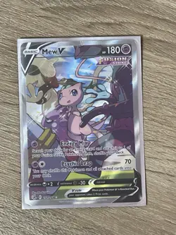 Mew V 251/264 Full Alternate Art 2021 Pokemon SwSh Fusion Strike SwSh08 TCG - Image 1