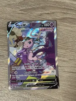 Mew V 251/264 Full Alternate Art 2021 Pokemon SwSh Fusion Strike SwSh08 TCG - Image 3
