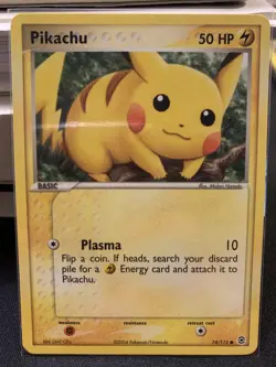 Pikachu 74/112 Fire Red and Leaf Green Pokemon LP - Image 1
