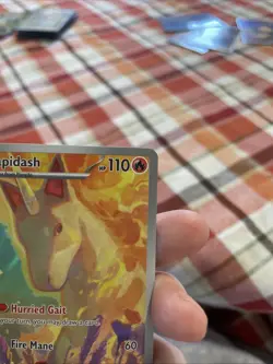 Rapidash 189/182 Sv10: Destined Rivals Holo Rare Pokemon TCG Illustration - Image 3