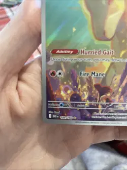 Rapidash 189/182 Sv10: Destined Rivals Holo Rare Pokemon TCG Illustration - Image 4