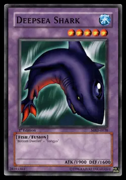 DEEPSEA SHARK MRD-038 COMMON METAL RAIDERS YU-GI-OH - Image 1