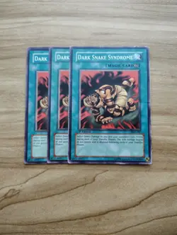 Yu-Gi-Oh! - Dark Snake Syndrome 3X - Full Playset - Image 1