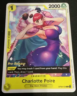 One Piece CCG Two Legends Charlotte Poire OP08-104 NM - Image 1