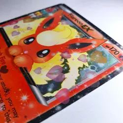 Flareon EX RC6/RC32 Full Art Radiant Collection Generations MP Pokemon Card - Image 2