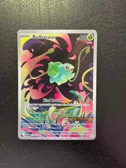 Bulbasaur 133/132 Mega Evolution STAMPED Pokemon Card - NM - Image 1