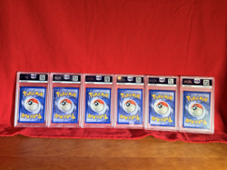 1999 Pokemon Base 6 Card Lot All Graded PSA 8 - Image 2